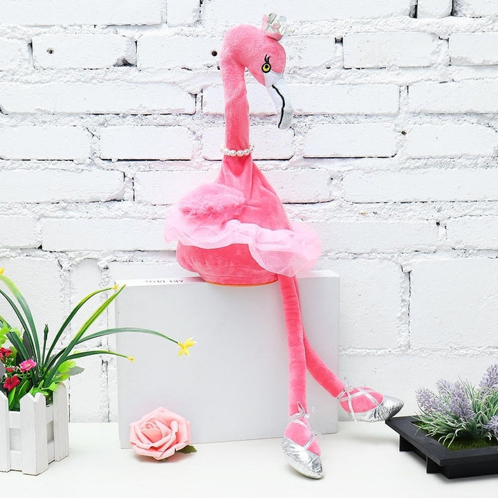 Flamingo Singing Dancing Pet Bird 50cm 20Inches Christmas Gift Stuffed Plush Toy Cute Doll Image 8