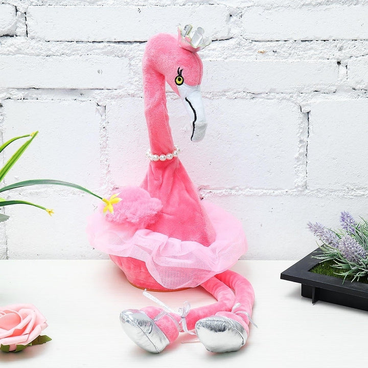 Flamingo Singing Dancing Pet Bird 50cm 20Inches Christmas Gift Stuffed Plush Toy Cute Doll Image 9
