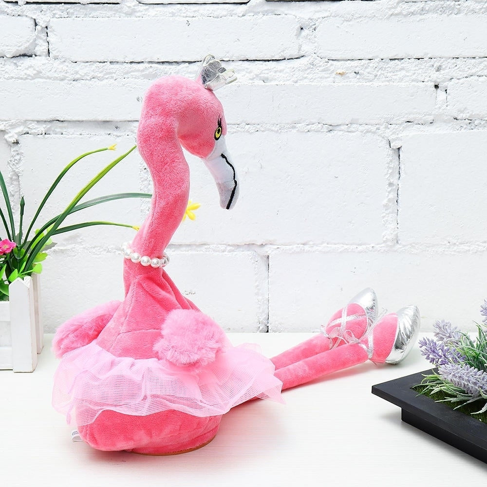Flamingo Singing Dancing Pet Bird 50cm 20Inches Christmas Gift Stuffed Plush Toy Cute Doll Image 10