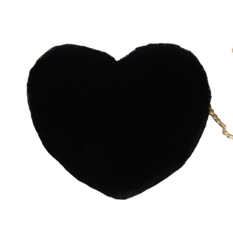 Fashion Womens Heart Shaped Handbags Cute Kawaii Faux faux Crossbody Bags Wallet Purse Chain Shoulder Bag Lady Handbag Image 4