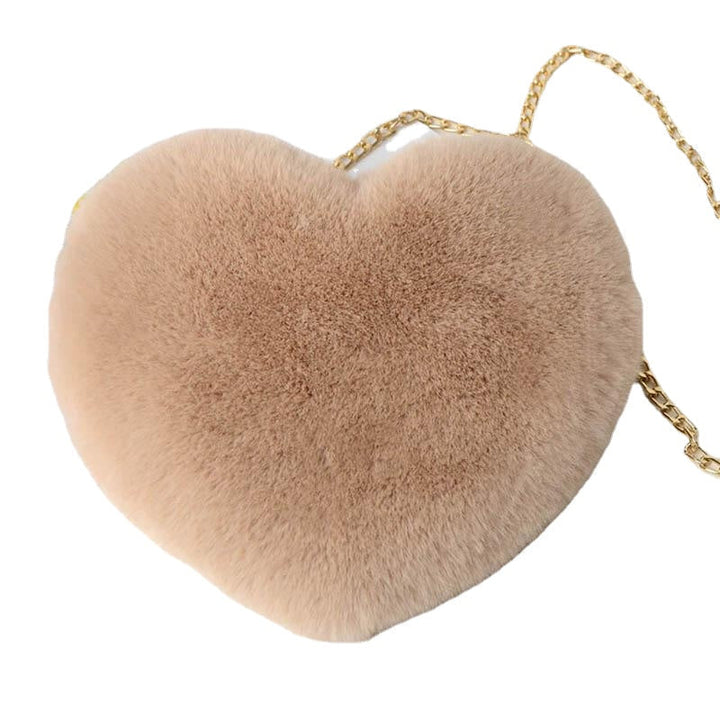 Fashion Womens Heart Shaped Handbags Cute Kawaii Faux faux Crossbody Bags Wallet Purse Chain Shoulder Bag Lady Handbag Image 7