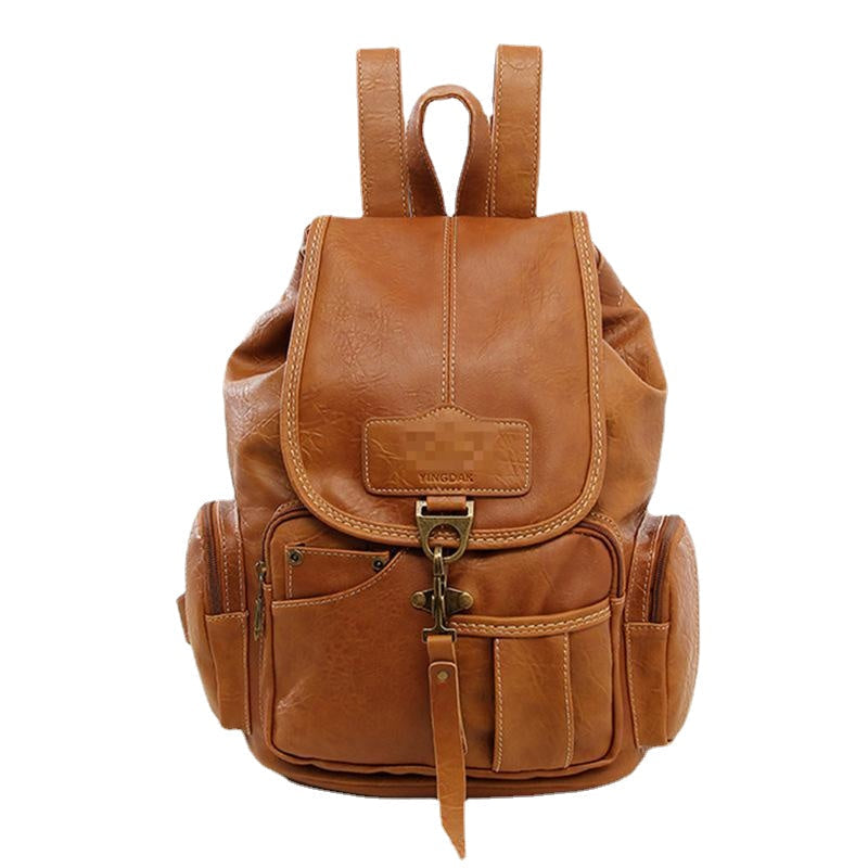 Female backpack mochila feminina leather women mochila mujer girls school backpack Feature Multi-function travel mochila Image 8