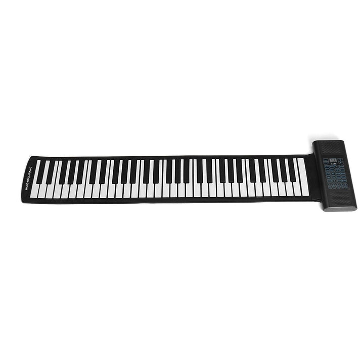Foldable Portable 61 Key Electronic Keyboard Roll Up Piano 220V Image 1
