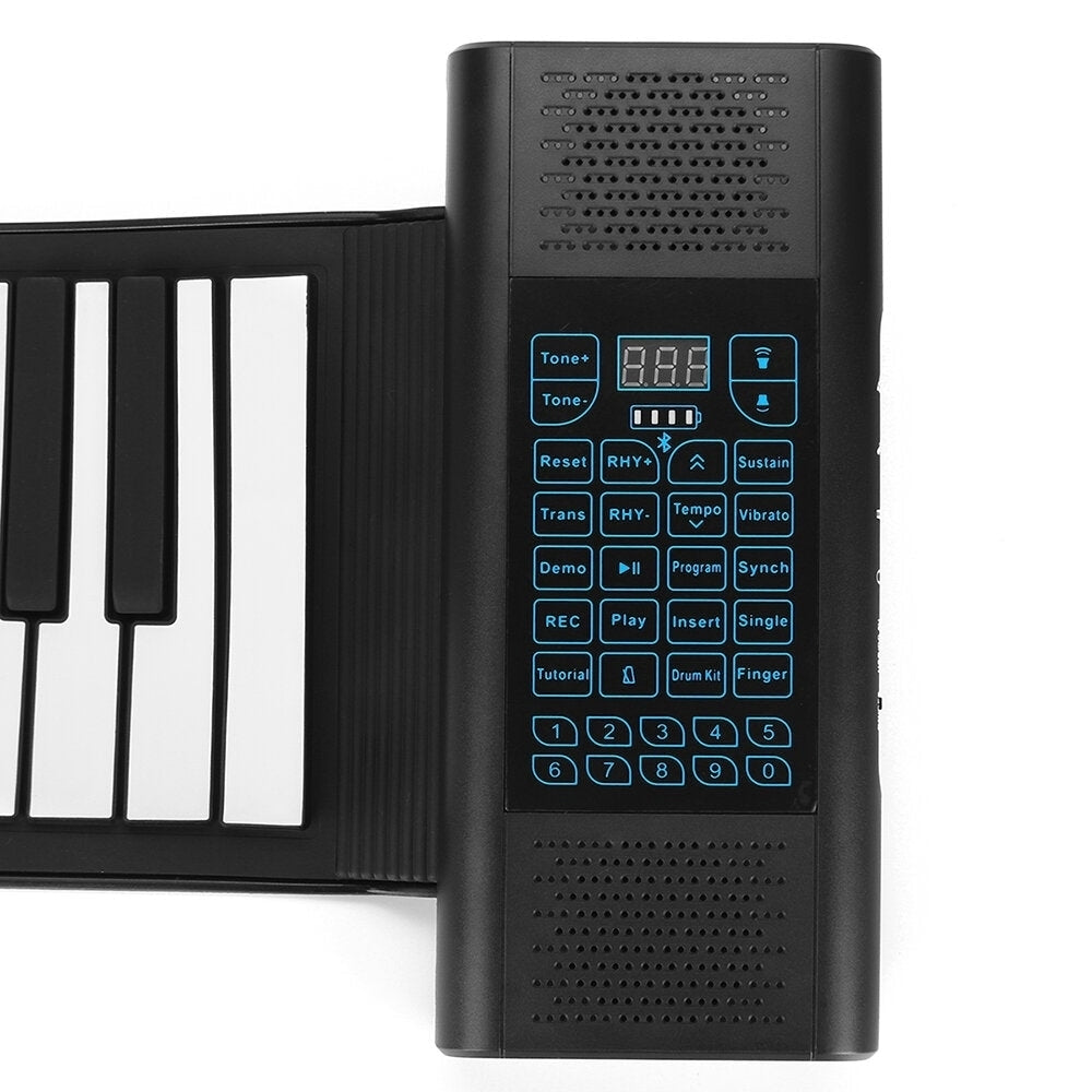 Foldable Portable 61 Key Electronic Keyboard Roll Up Piano 220V Image 2