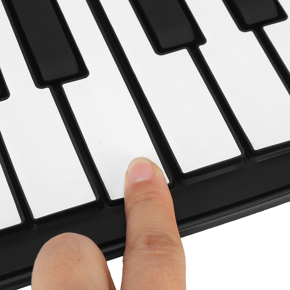 Foldable Portable 61 Key Electronic Keyboard Roll Up Piano 220V Image 4