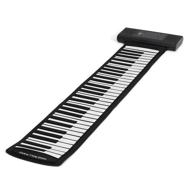 Foldable Portable 61 Key Electronic Keyboard Roll Up Piano 220V Image 6