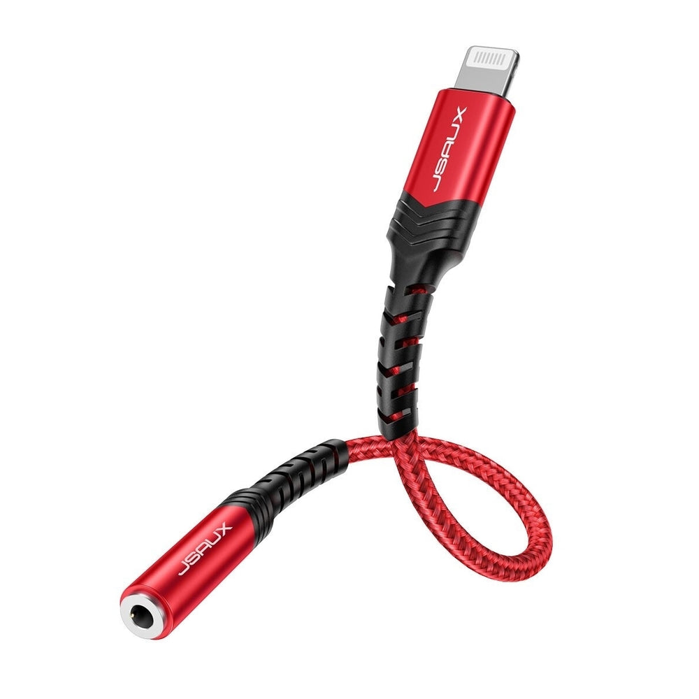 for Lightning to 3.5mm Jack Cable Adapter Headphone Audio Music Play for iPhone 12 X 7 8 Plus Aux Cable Splitter Image 2