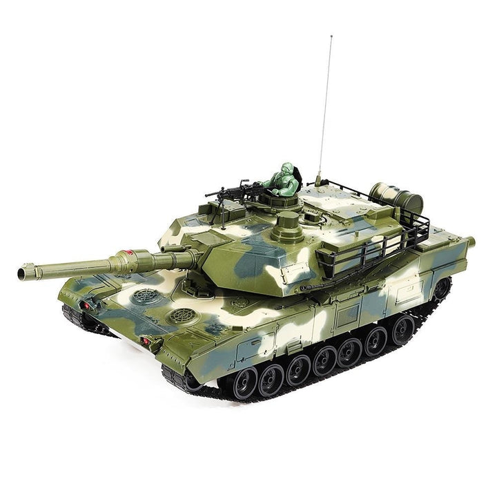 For USA MIA2 RC Tank Car Vehicle Models With Light Music Image 1