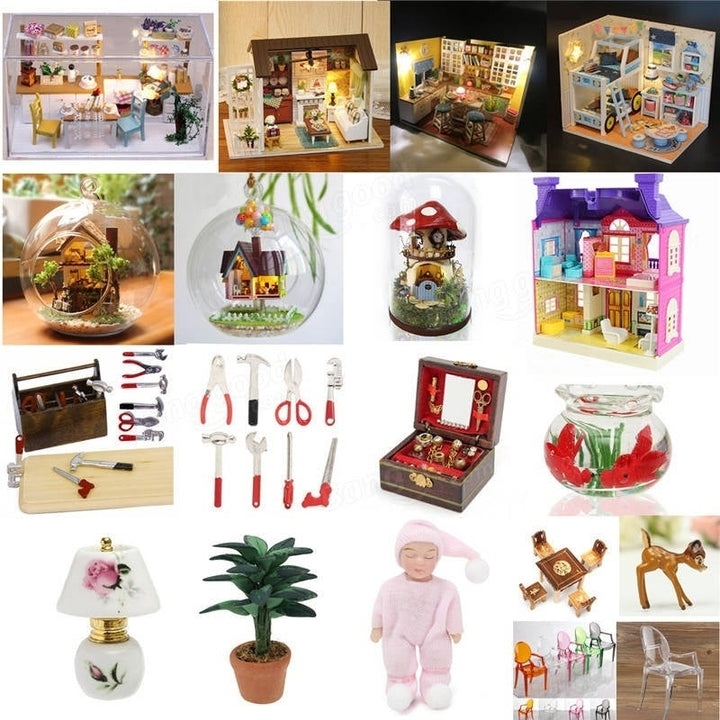 Forest Times Kits Wood Miniature DIY House Handicraft Toy Idea Gift Happy times Image 3