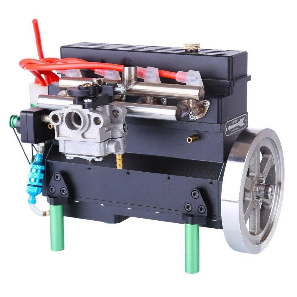 Four Cylinder Gasoline Engine Inline Model 32cc Water-cooled For DIY RC Car and Ship Image 2