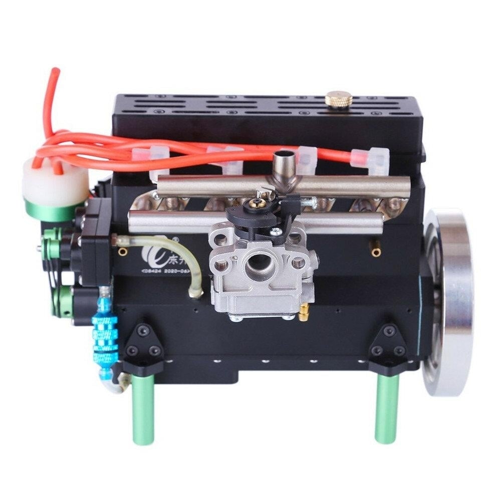 Four Cylinder Gasoline Engine Inline Model 32cc Water-cooled For DIY RC Car and Ship Image 3