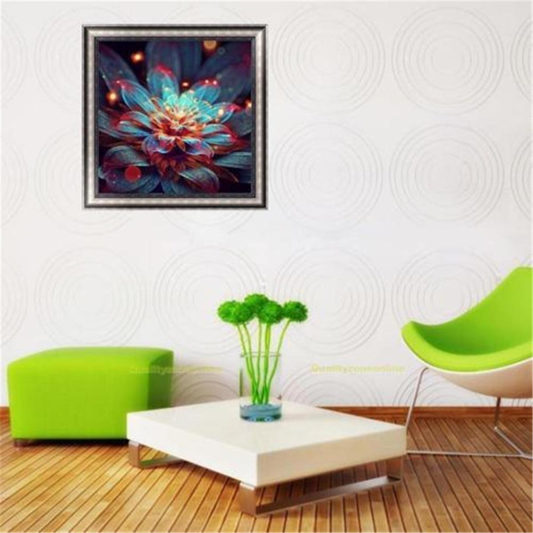 Full 5D Diamond Paintings Tool Abstract Flower Craft Stitch Tools Home Wall Decorations Image 4