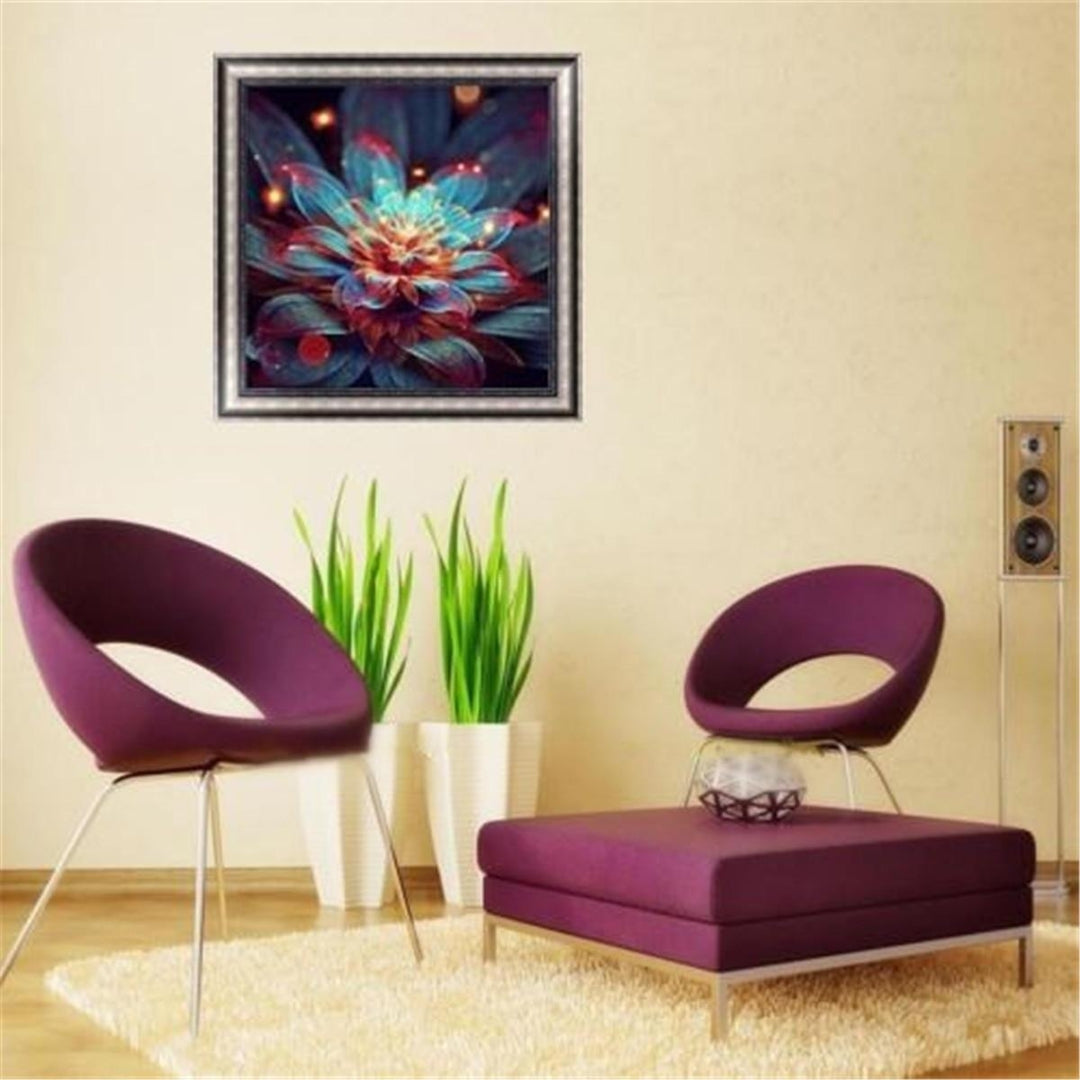 Full 5D Diamond Paintings Tool Abstract Flower Craft Stitch Tools Home Wall Decorations Image 7