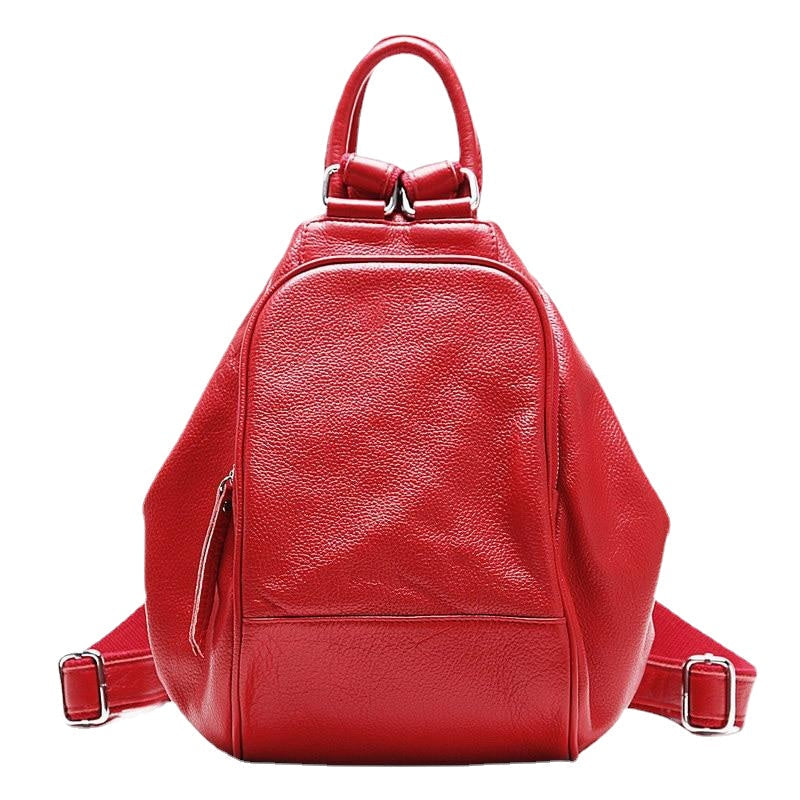 Genuine Leather Women Backpack Female Top Layer Cowhide Ladies Bags First Cow Backpacks DTTT Image 1