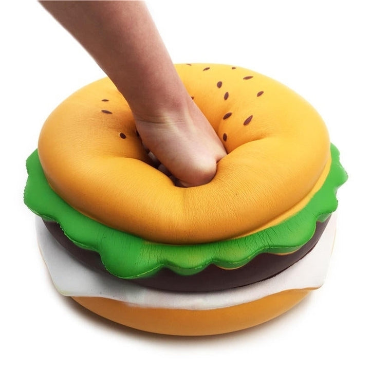 Giant Squishy Cheese Burger Humongous Hamburger 25CM Slow Rising Rebound Jumbo Gift Collection Decor Toys Image 6