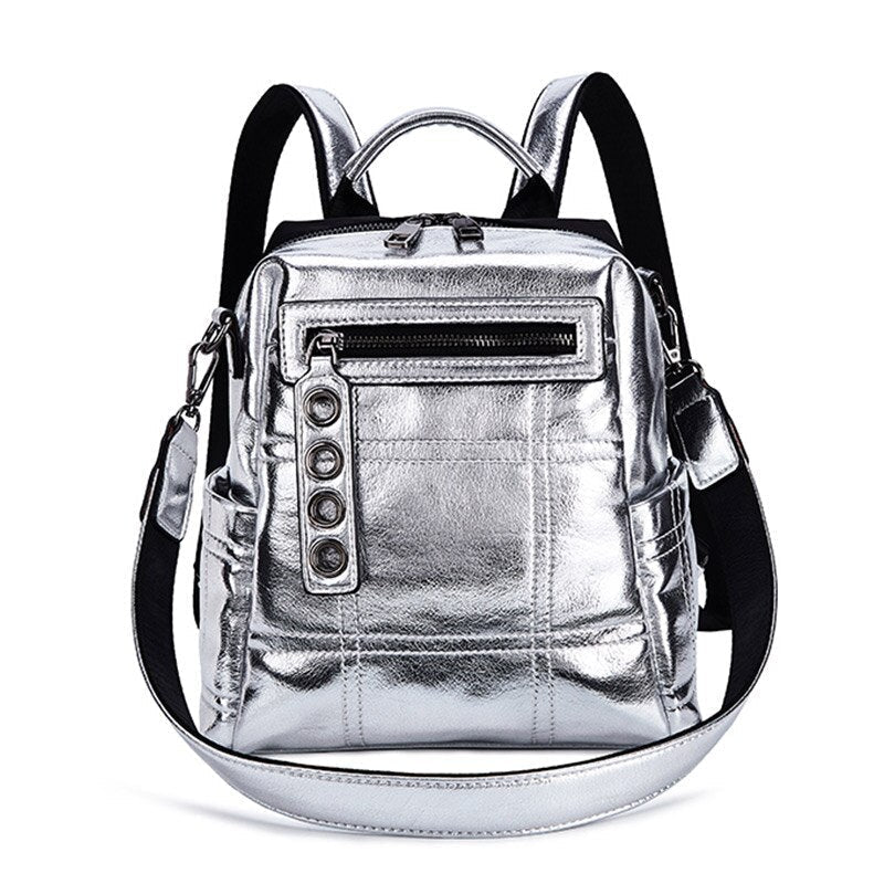 Glitter Backpack Women Shoulder bag Multi-function Backpacks For Teenage Girls Schoolbag Female Rucksack Travel Bag Image 1