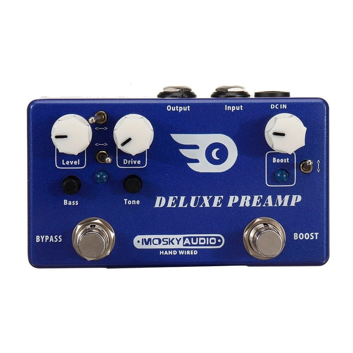 Guitar Effect Pedal 2 In 1 Boost Classic Overdrive Effects Metal Shell With True Bypass Guitar Accessories Image 1