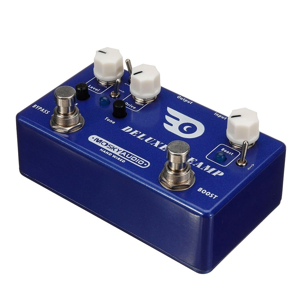 Guitar Effect Pedal 2 In 1 Boost Classic Overdrive Effects Metal Shell With True Bypass Guitar Accessories Image 3