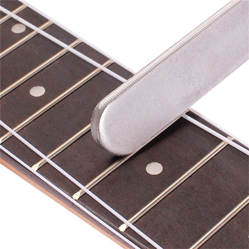 Guitar Fret Crowning Luthier File Stainless Steel Narrow Dual Cutting Edges Tool Image 2