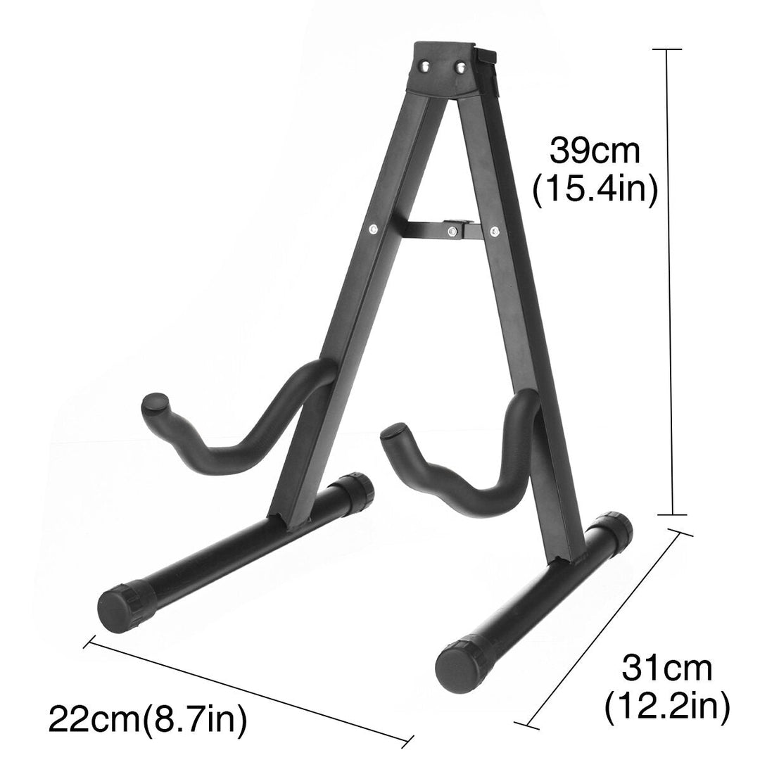 Guitar Floor Stand Holder Frame Universal Fits Acoustic Electric Bass Image 4