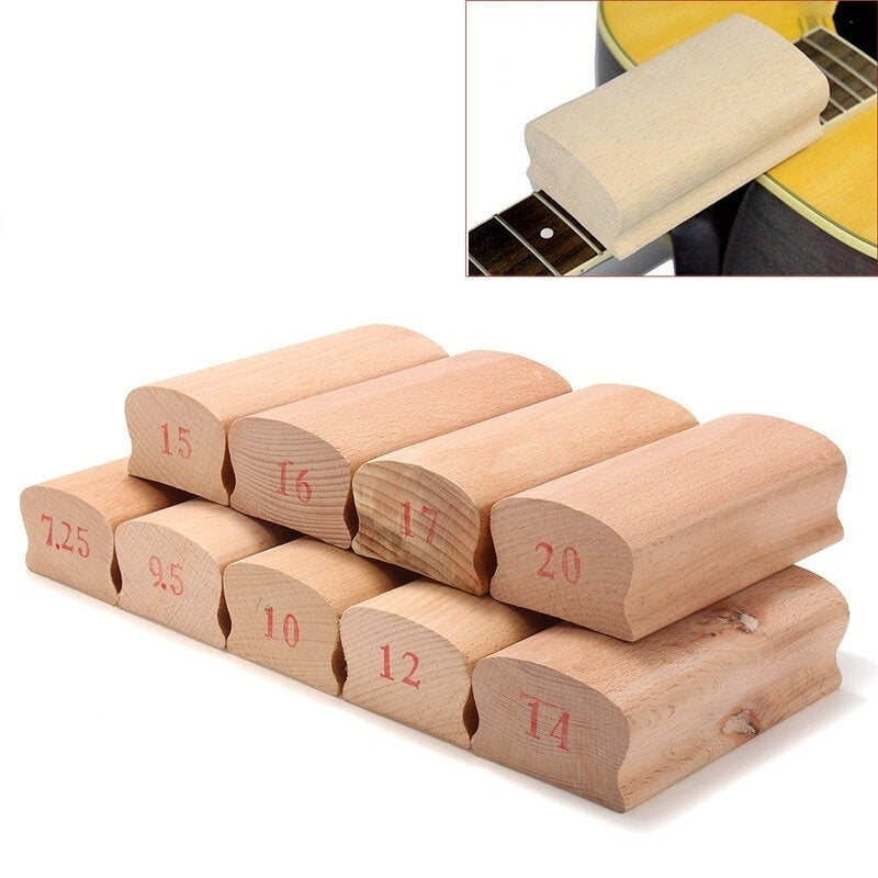 Guitar Tool Fingerboard Sanding Block 7.25",9.5",10",12",14",15",16",17",20" Luthier Tool for Fret Leveling Finger Board Image 1