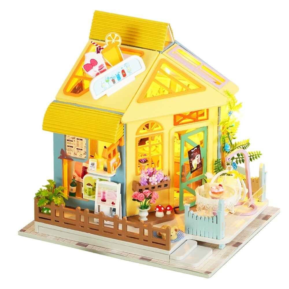 Hand-assembled Doll House Model Toys for Girlfriends and Children Decoration With Furniture and Dust Cover Indoor Toys Image 2