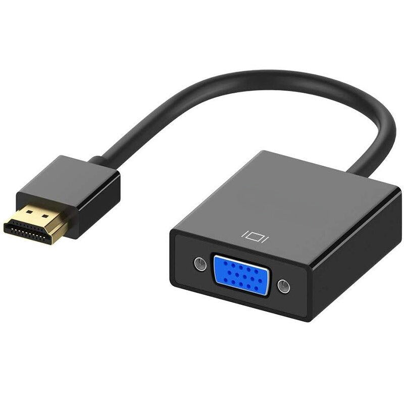 HDMI to VGA Adapter Digital to Analog Video Audio Converter For Xbox 360 PC Laptop TV Box Image 1