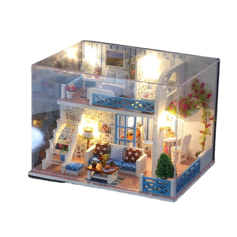 Helen The Other Shore DIY With Furniture Light Music Cover Gift House Toy Image 1