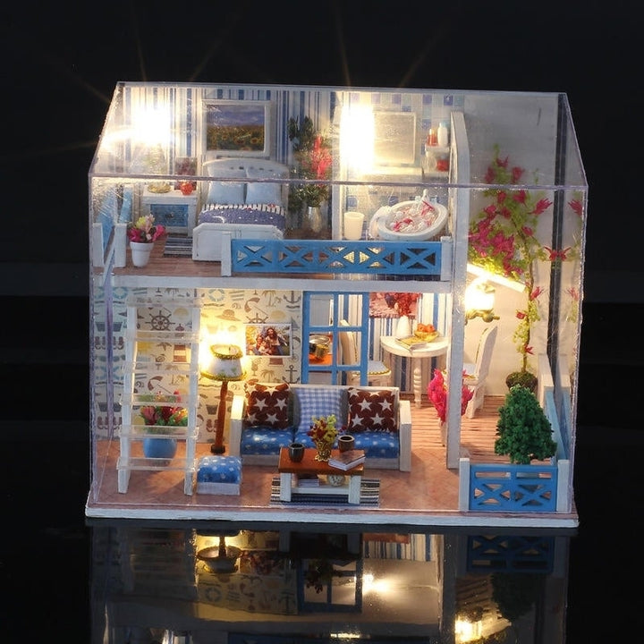 Helen The Other Shore DIY With Furniture Light Music Cover Gift House Toy Image 2