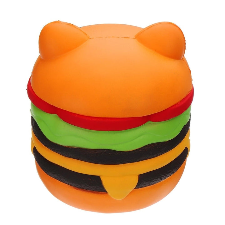 Huge Cat Burger Squishy 8.66 Humongous Jumbo 22CM Soft Slow Rising With Packaging Gift Giant Toy Image 4
