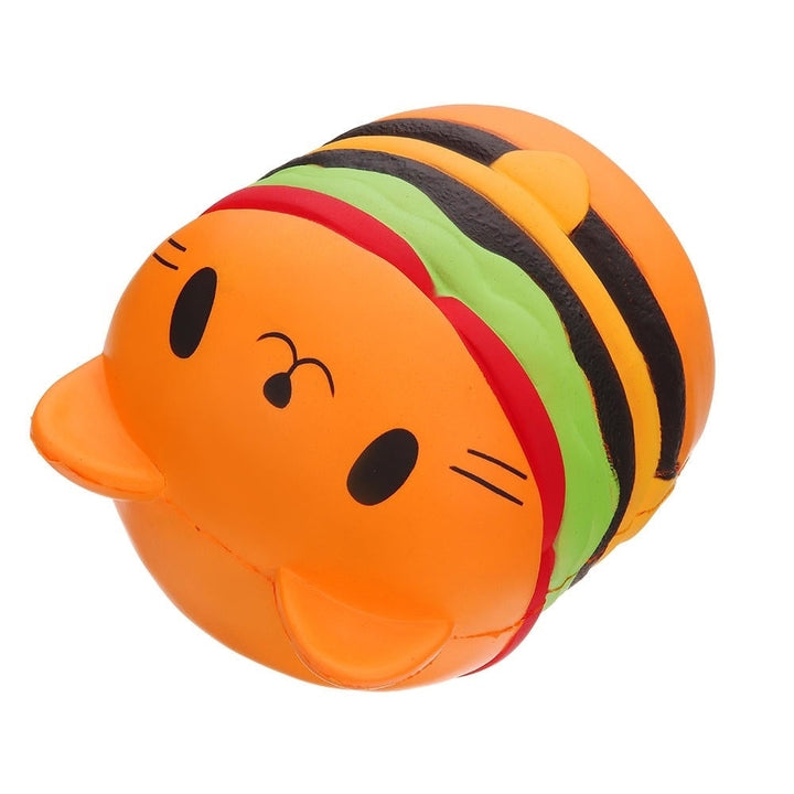 Huge Cat Burger Squishy 8.66 Humongous Jumbo 22CM Soft Slow Rising With Packaging Gift Giant Toy Image 4