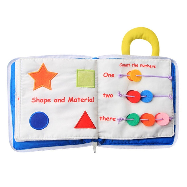 Infant Early Education Soft Cloth Books Baby Learning Activity Practice Hands Book Toys Image 3