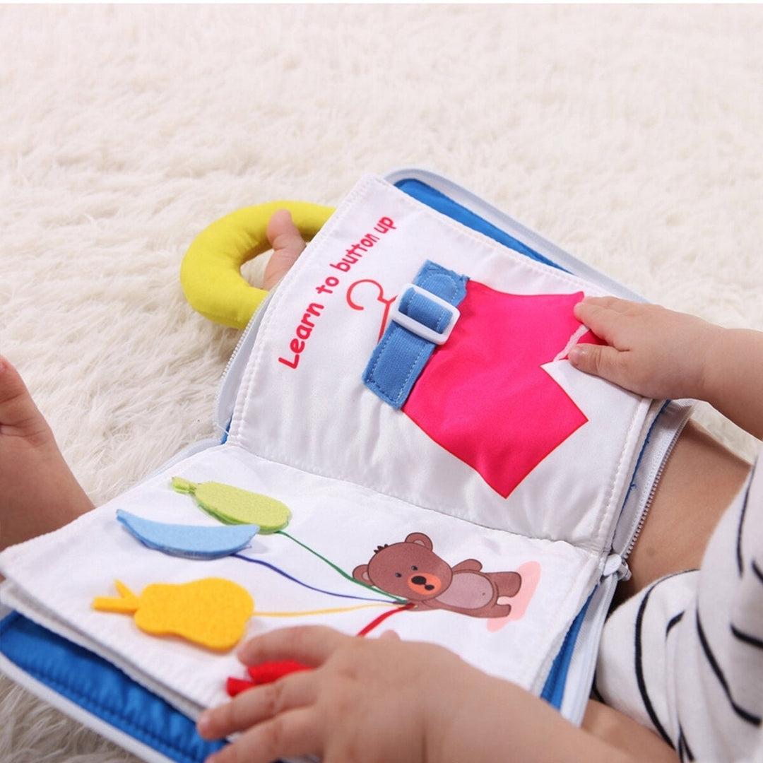 Infant Early Education Soft Cloth Books Baby Learning Activity Practice Hands Book Toys Image 6