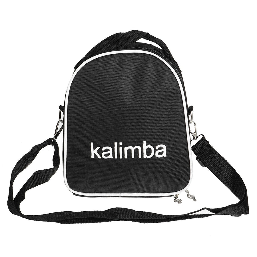 Kalimba Case Thumb Piano Storage Shoulder Finger Musical Bag Handbag Box Black Image 1