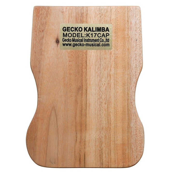 Kalimba 17 Keys Camphor Wood Thumb Piano with Instruction and Tune Hammer Image 6