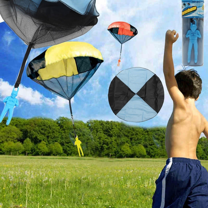 Kids Hand Throwing Parachute Kite Outdoor Play Game Toy Image 8
