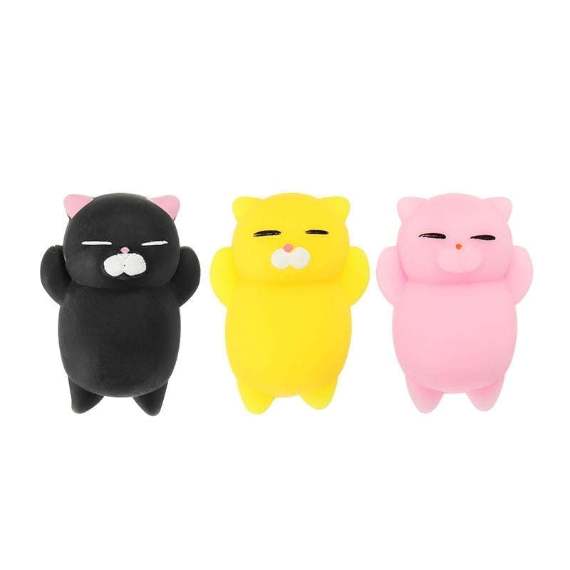 Kitten Cat Squishy Squeeze Cute Healing Toy Kawaii Collection Stress Reliever Gift Decor Image 1
