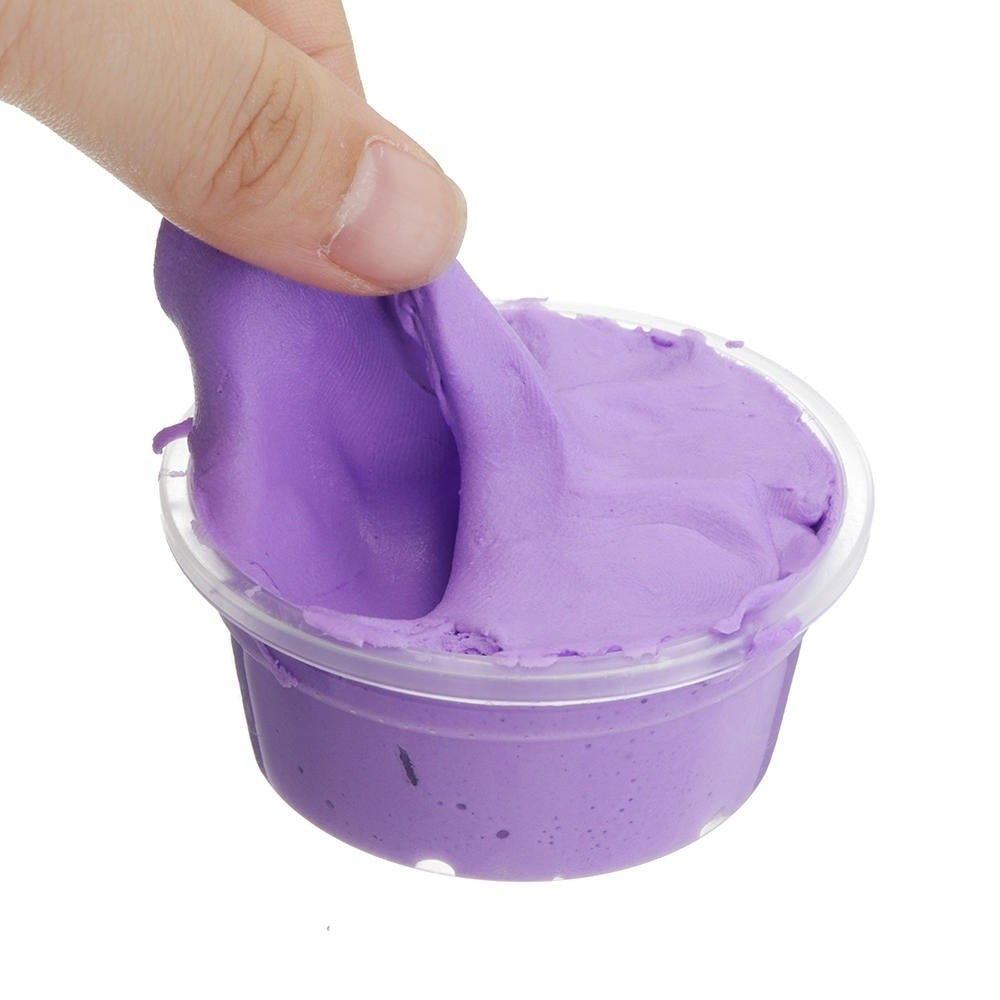 Large Tubs Fluffy Slime Stress Relief Toy Soft DIY Cotton Clay Plasticine Toys Image 2