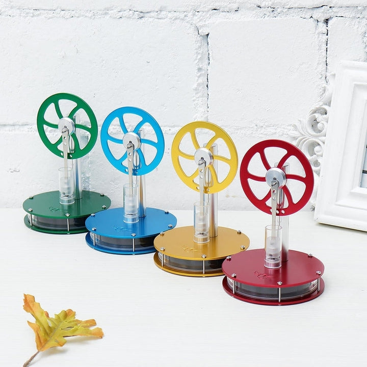 Low Temperature Difference Hot Air Stirling Engine Colorful STEM Model Physics Experiment Image 3