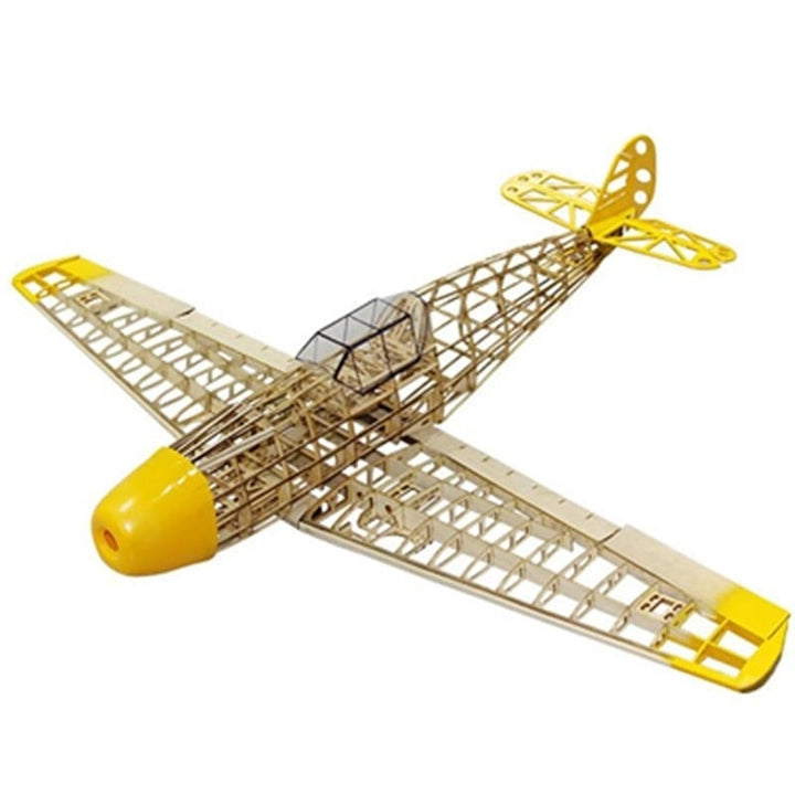 Light Wooden Fighter Plane Toy Model Airplane Handcraft Decor Image 1