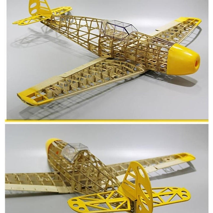 Light Wooden Fighter Plane Toy Model Airplane Handcraft Decor Image 3