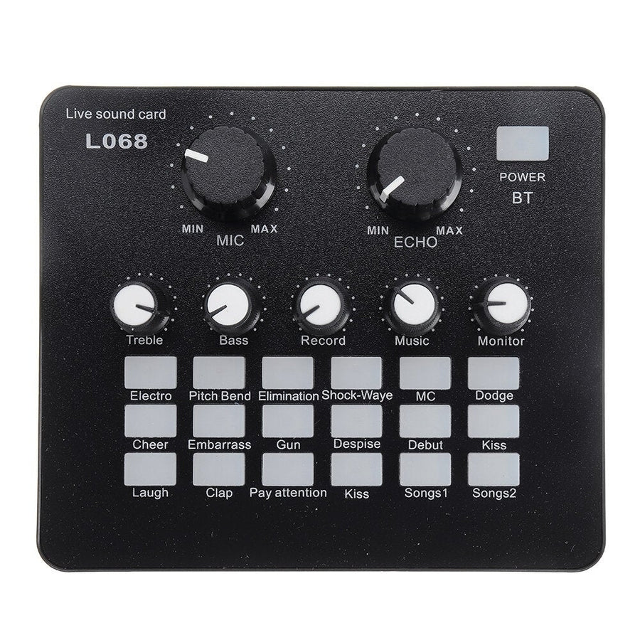 Live Sound Card Mobile Live Equipment Accompaniment Set for Music Lovers Image 1
