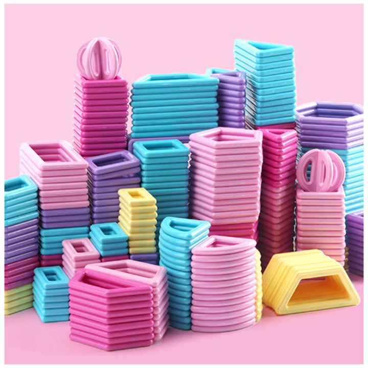 Magnetic Blocks Building Toys For Boys Girls Magnet Tiles Kits Kid Indoor Image 3