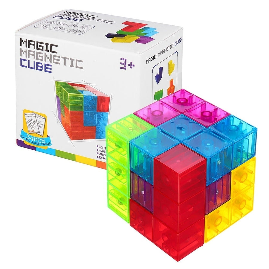 Magnetic Toys 3D Magic Blocks Toys DIY Building Model Toy Image 1