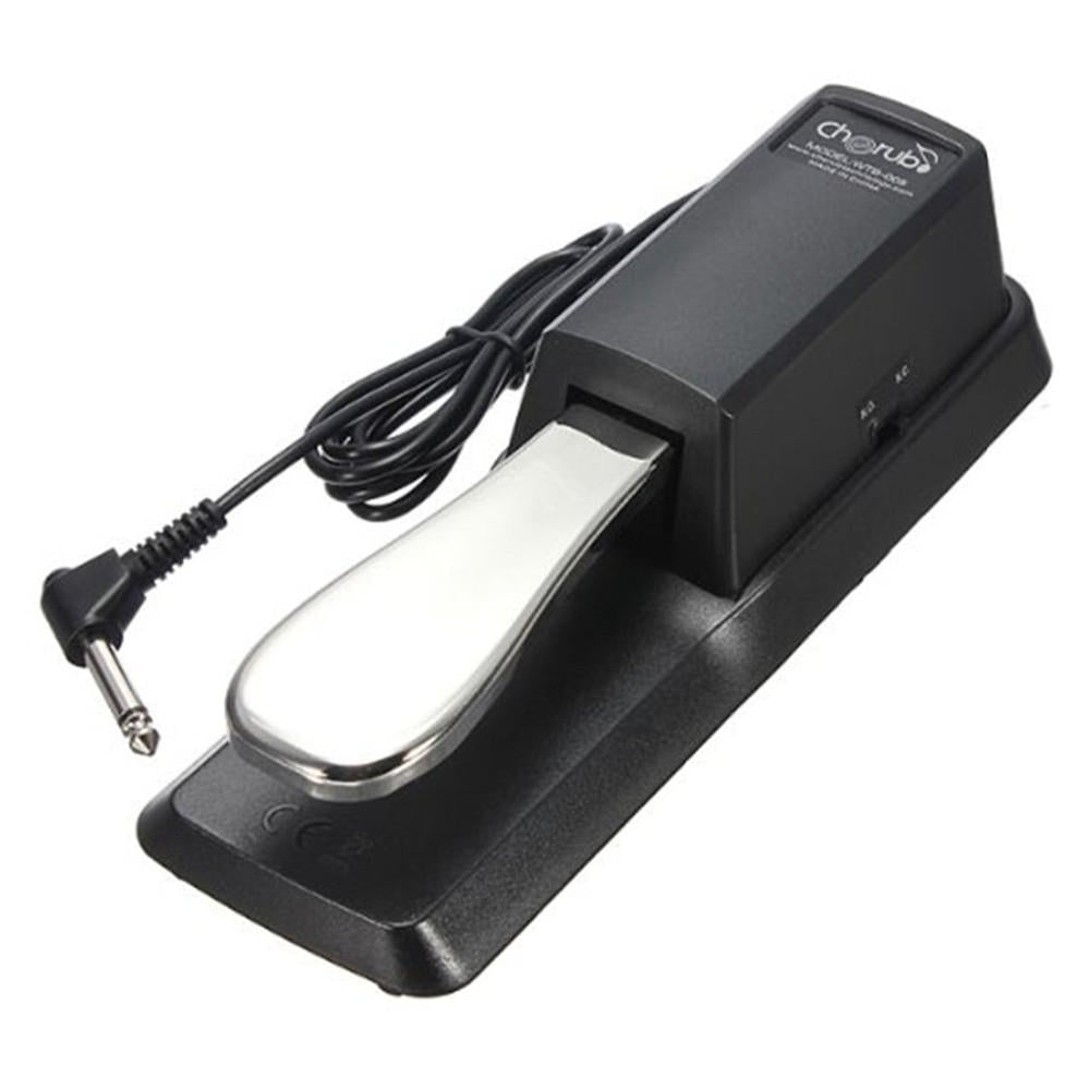 Metal Pedals Portable Damper Sustain Pedal for Keyboard Piano Instruments Image 1