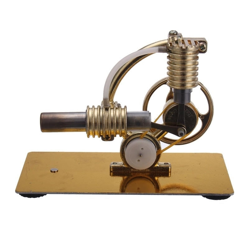 Metal Steam Engine Stirling Engine Model Generator With Bulb Science Toy Image 1