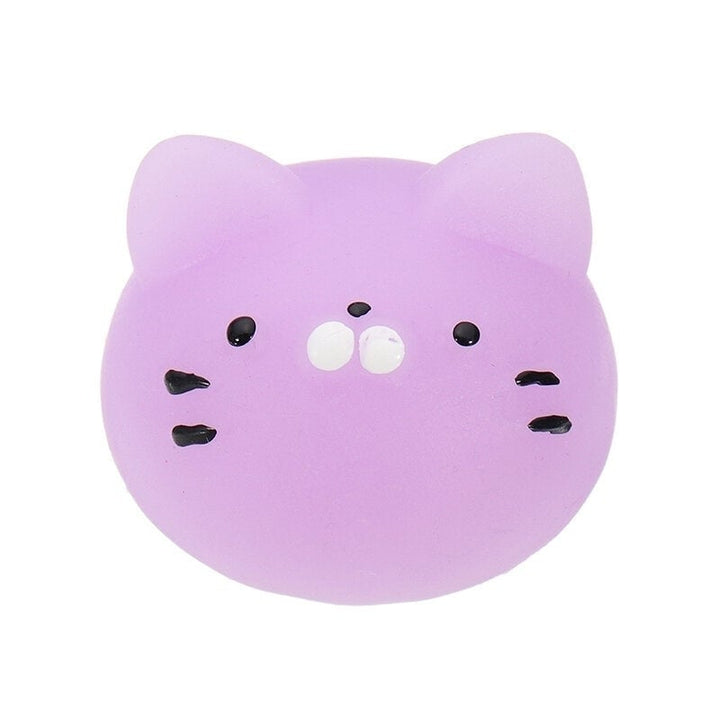 Maneki-neko Fortune Cat Kitten Squishy Squeeze Cute Healing Toy Kawaii Collection Stress Reliever Image 1