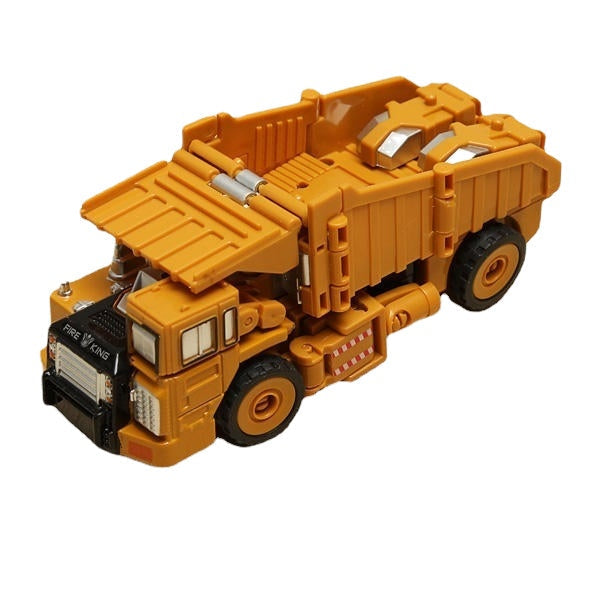 Metal Truck Hercules 5 In 1 Combination Robot Excavator Crane Vehicle Transformable Toys Image 1