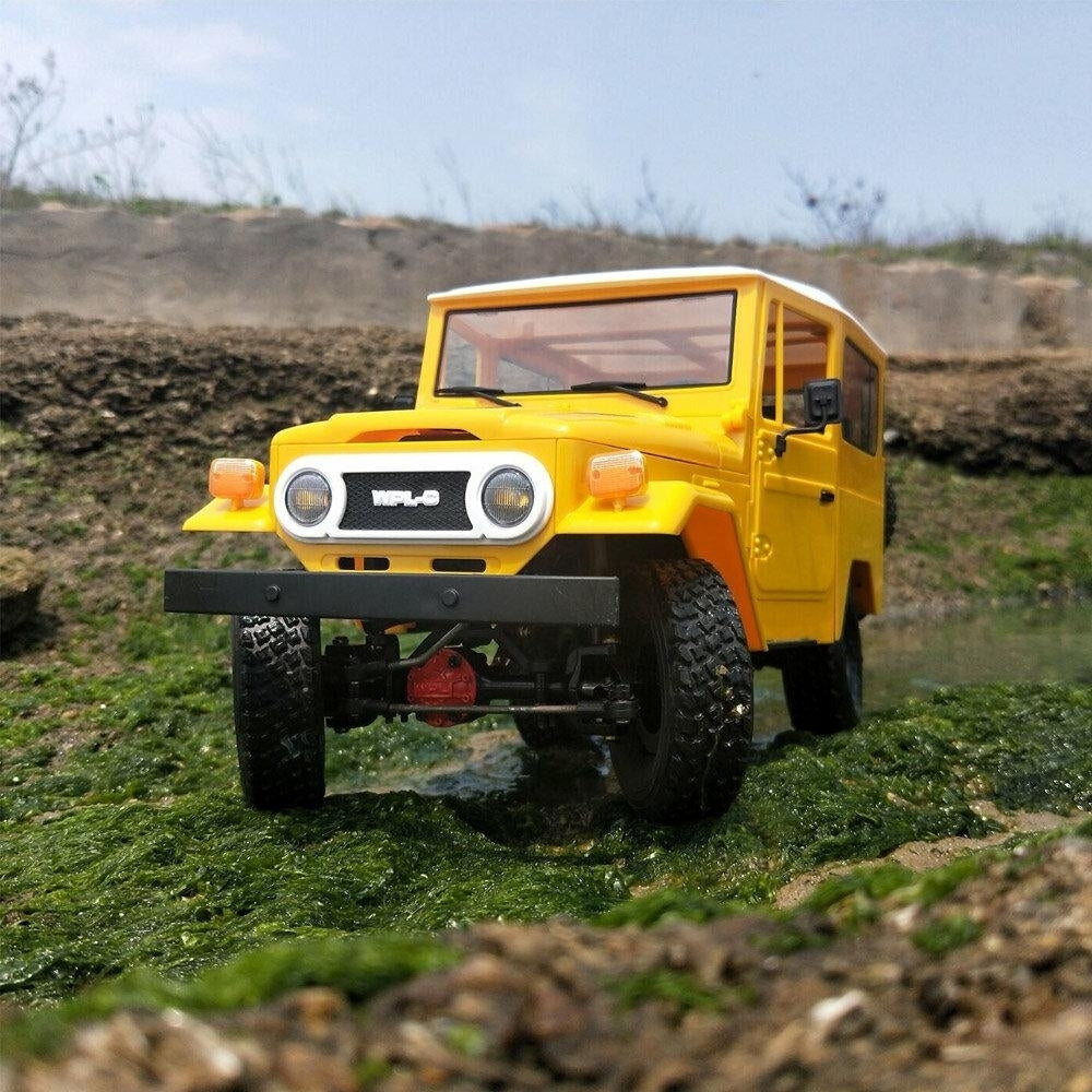 Metal Edition Kit 4WD 2.4G Crawler Off Road RC Car 2CH Vehicle Models With Head Light Image 10