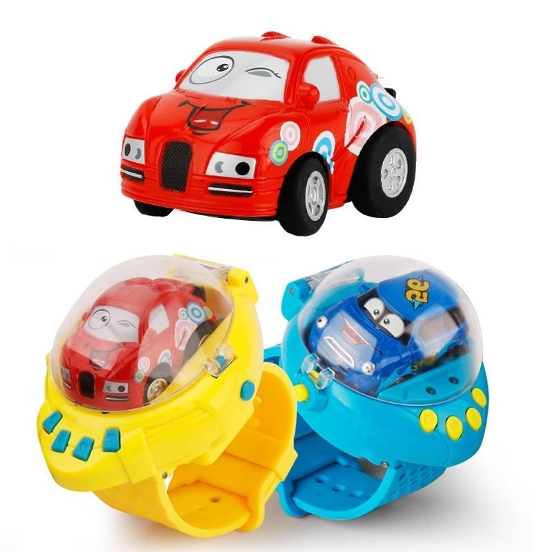 Mini 4 Channels Smart Watch G-Sensor Control RC Cars Toys For Children Image 2
